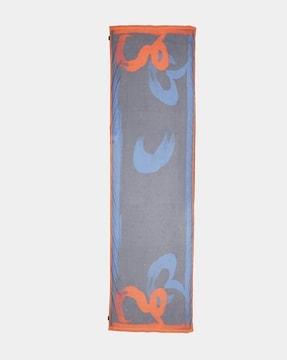 abstract print scarf