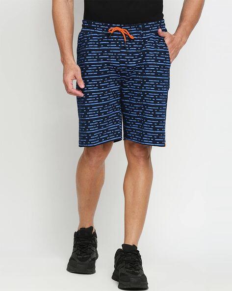 abstract print shorts