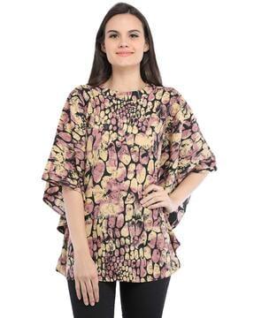 abstract print top