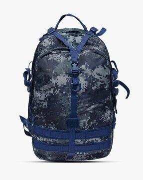 abstract print travel backpack