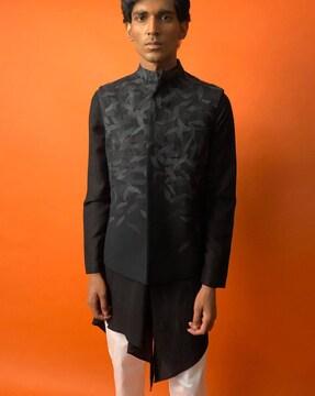 abstract print waistcoat