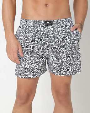 abstract printed classic boxers