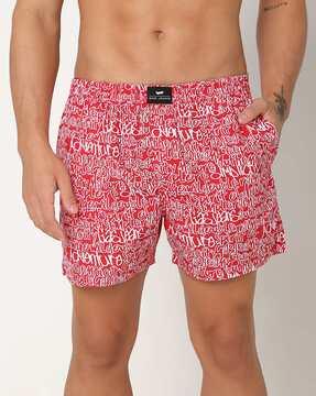 abstract printed classic boxers