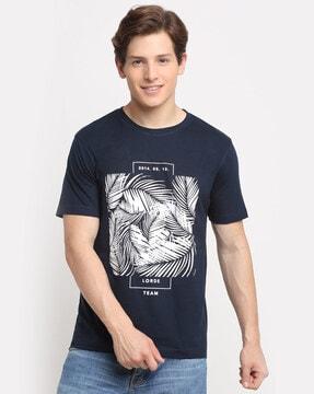 abstract regular fit t-shirt