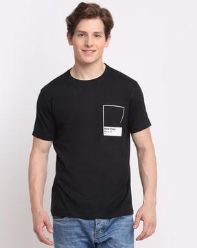 abstract regular fit t-shirt