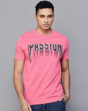 abstract regular fit t-shirt