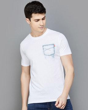 abstract relaxed fit t-shirt