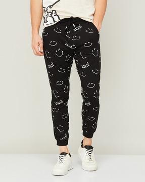 abstract track pants