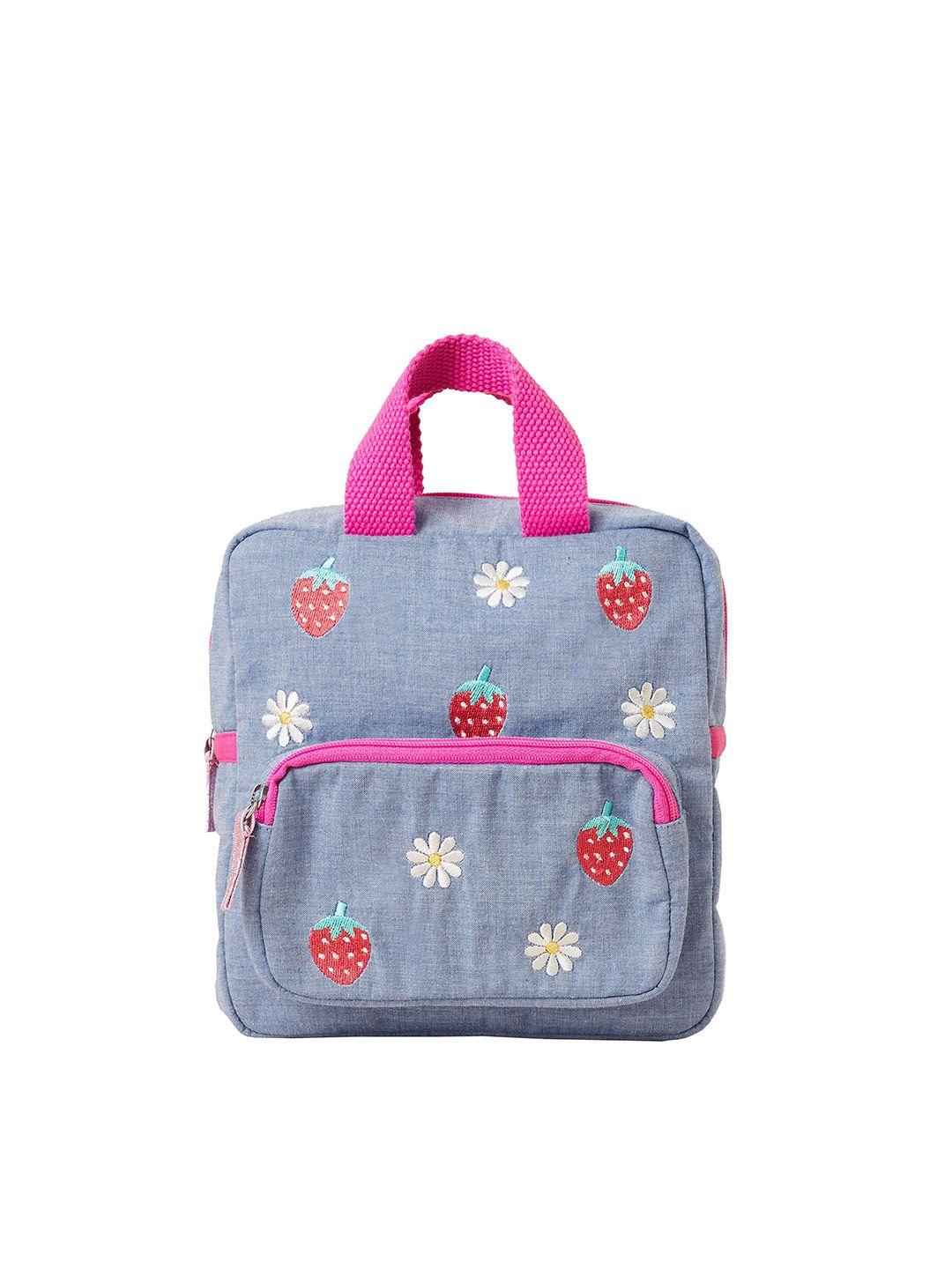 accessorize girls floral embroidered  backpack