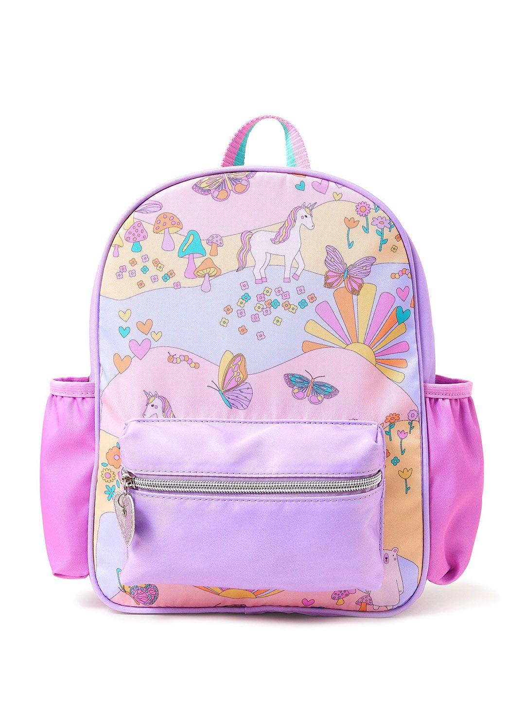 accessorize girls graphic unicorn printed padded backpack