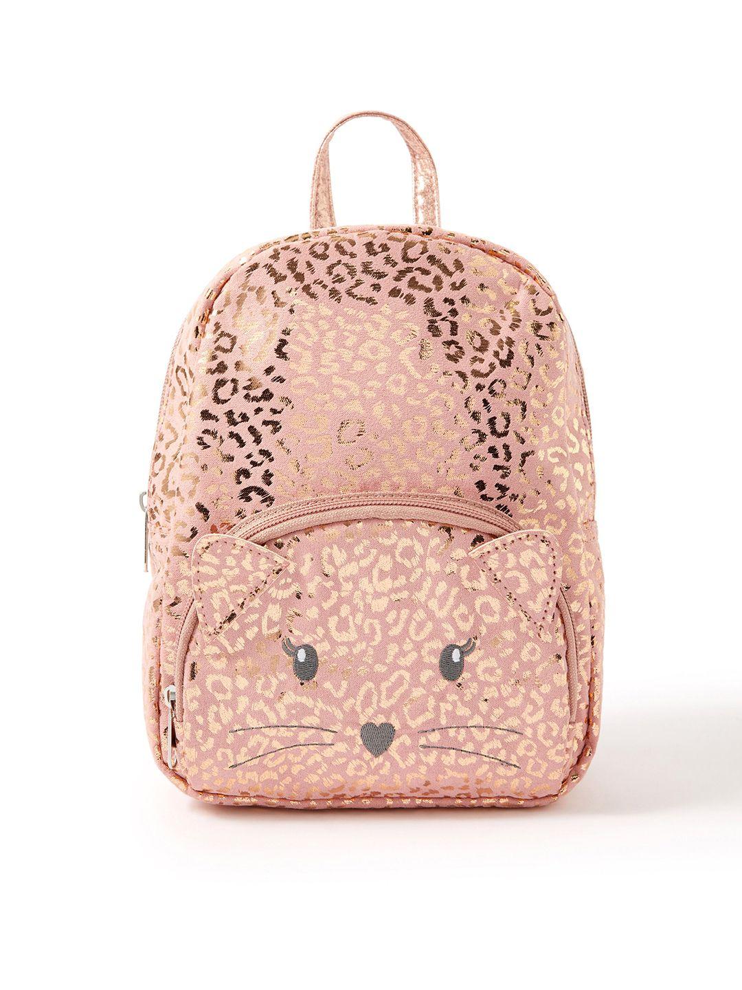accessorize girls pink printed backpacks