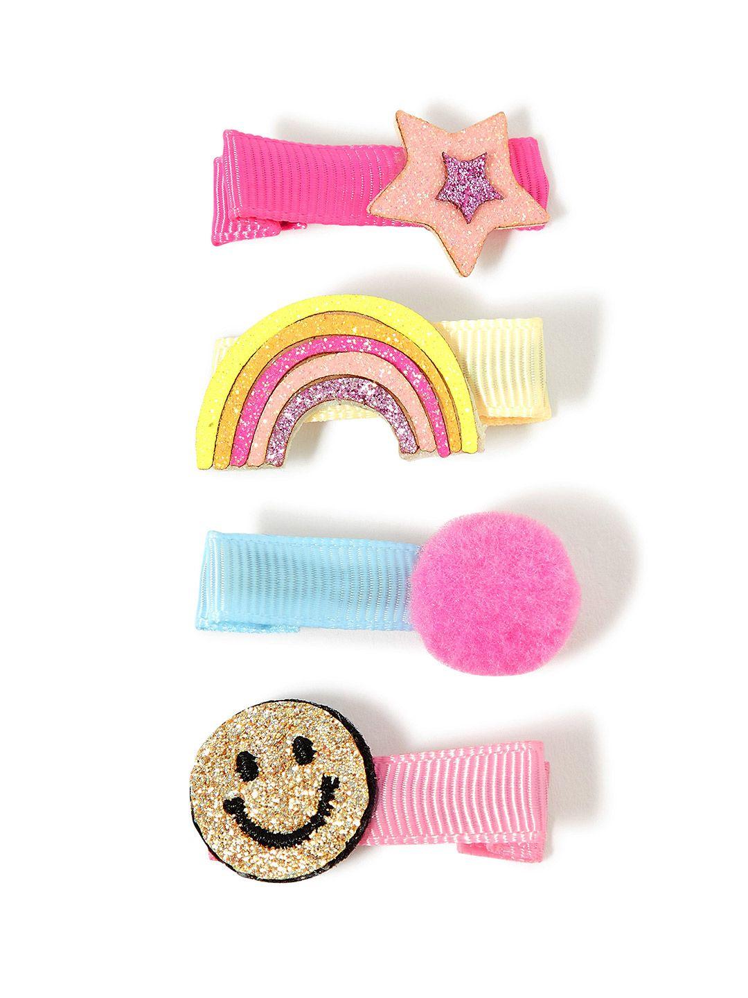accessorize girls set of 4 alligator hair clip