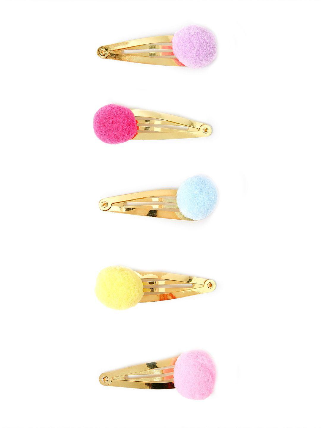 accessorize girls set of 5 tic tac hair clip