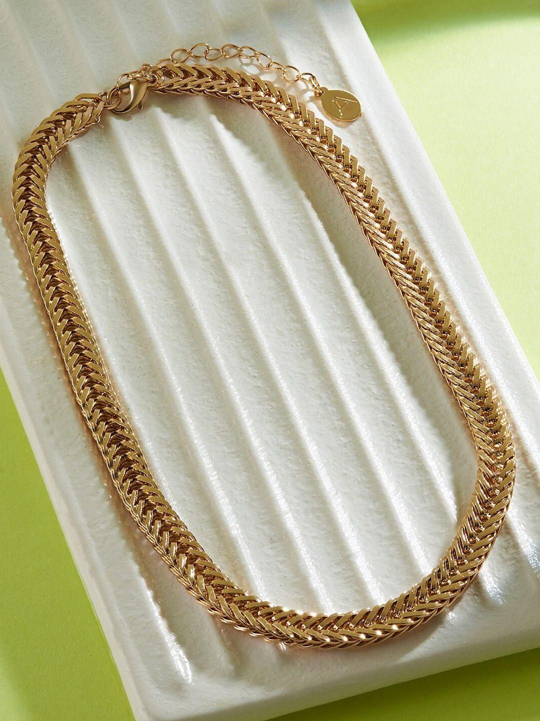 accessorize gold-plated necklace