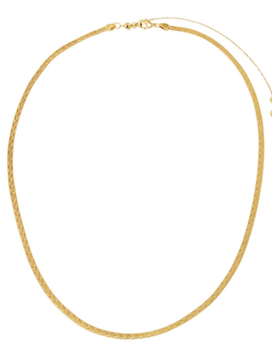 accessorize gold-plated necklace