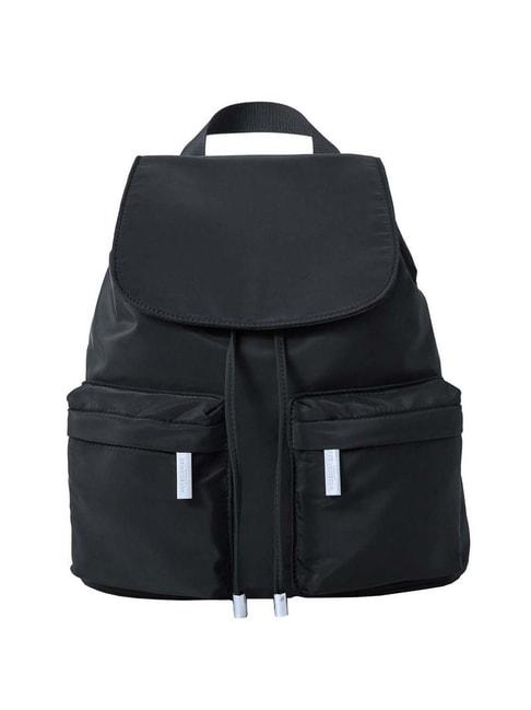 accessorize london black medium backpack