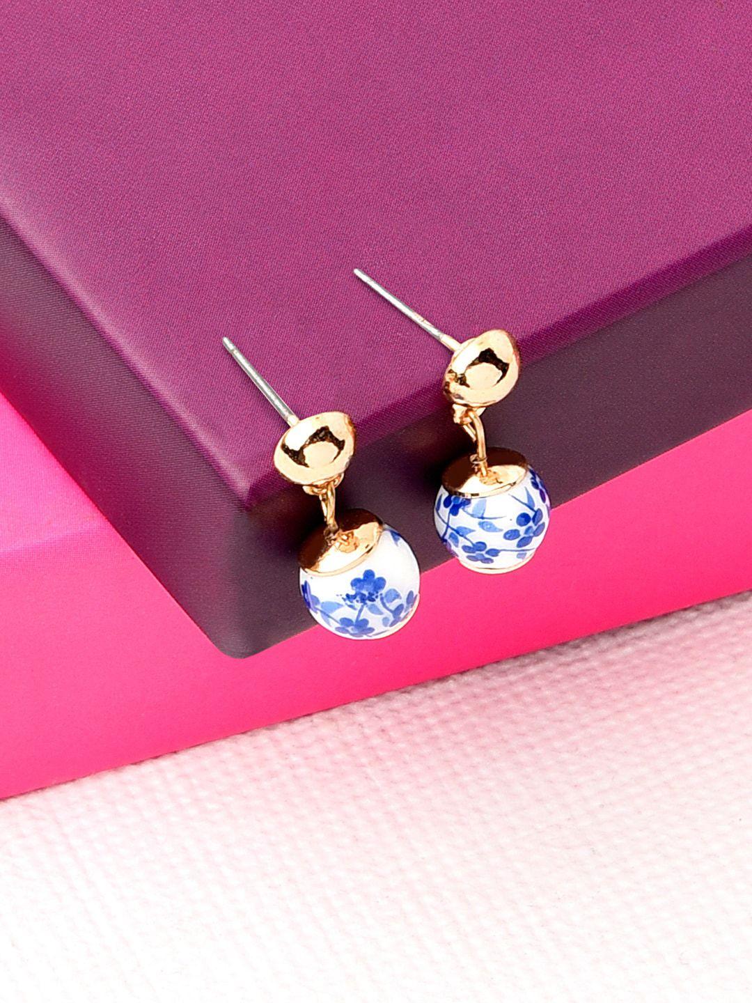 accessorize london ceramic beads drop earrings