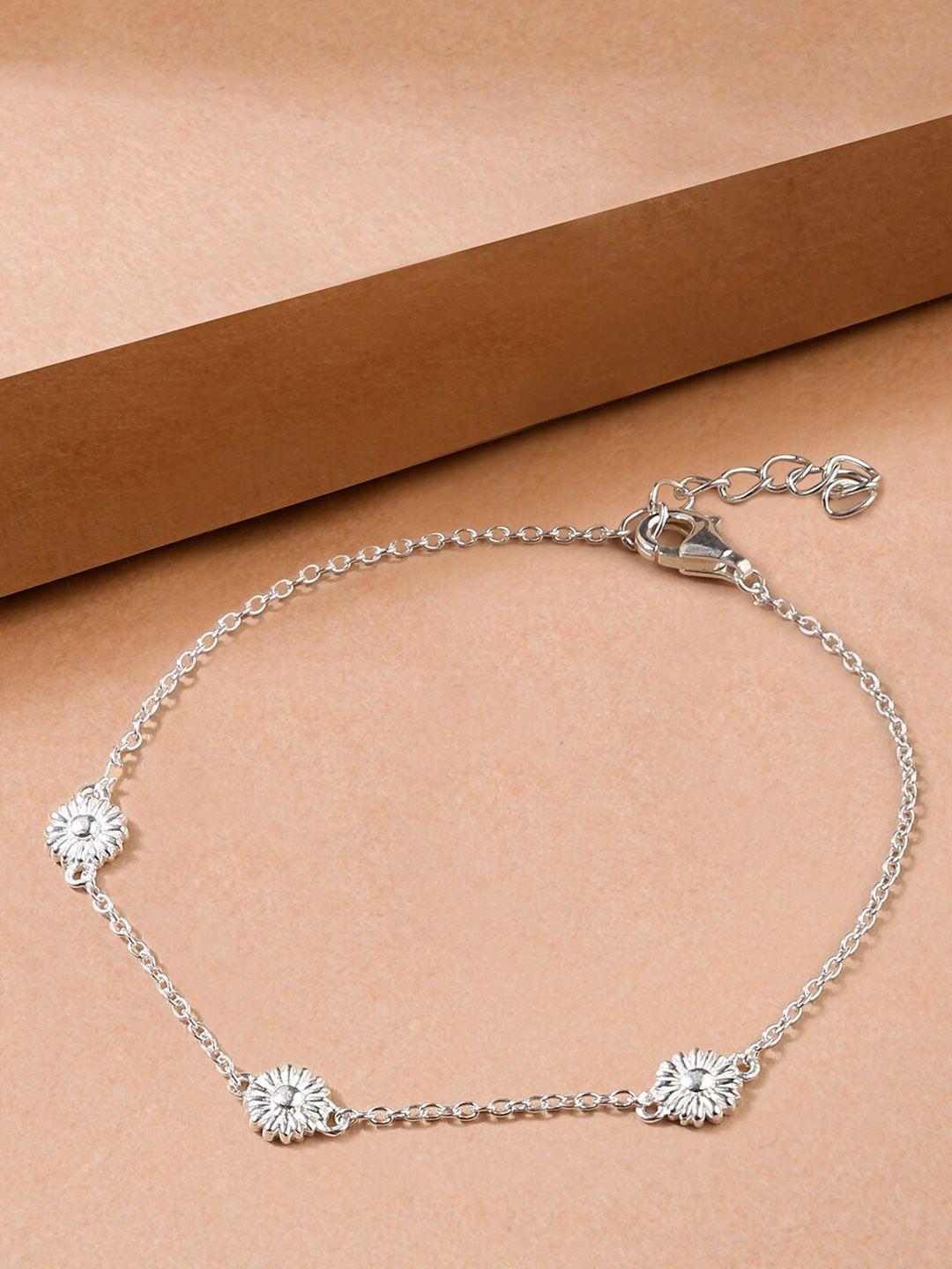 accessorize 925 pure sterling silver link bracelet