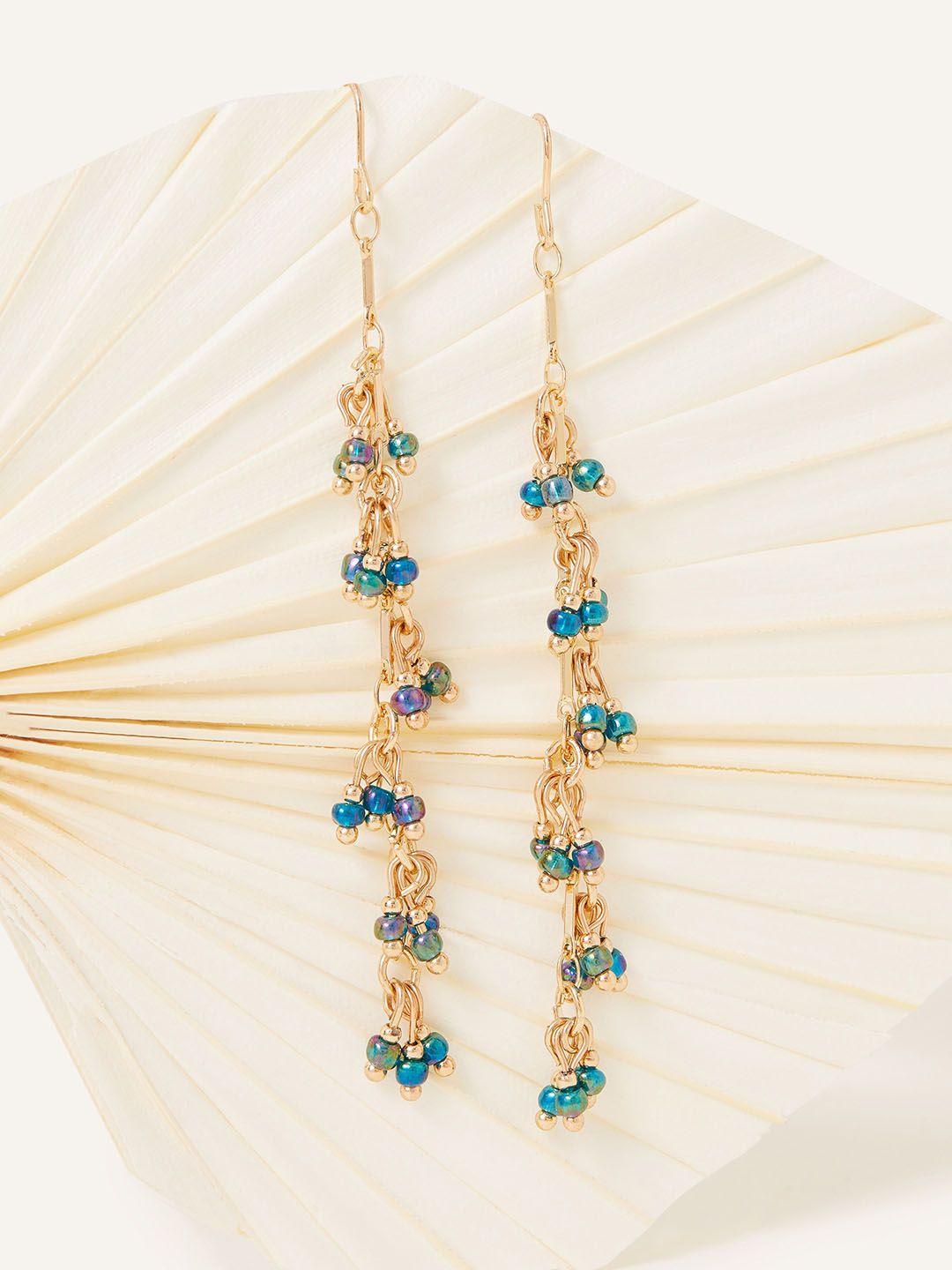accessorize artificial beads classic drop earrings