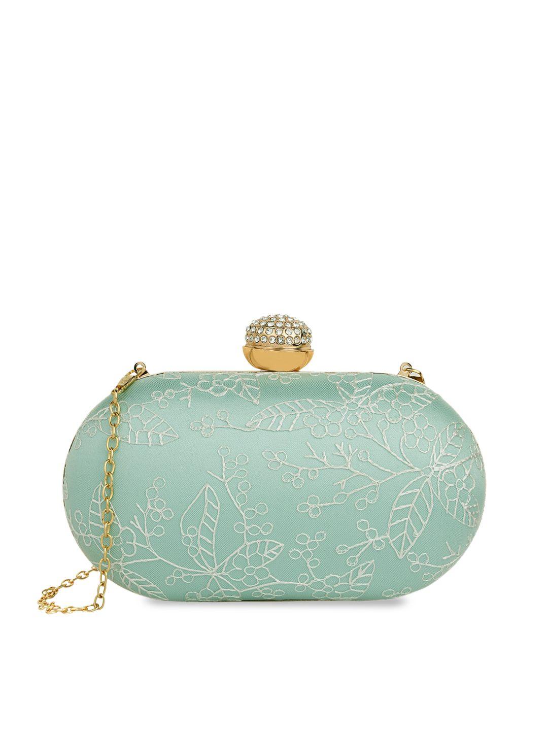 accessorize embroidered box clutch