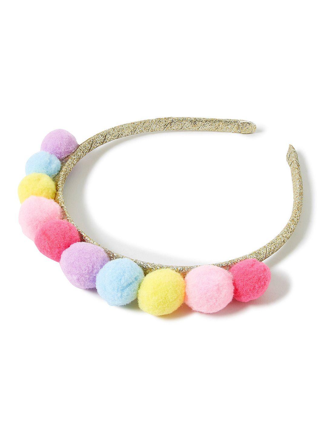 accessorize girls pom alice hairband