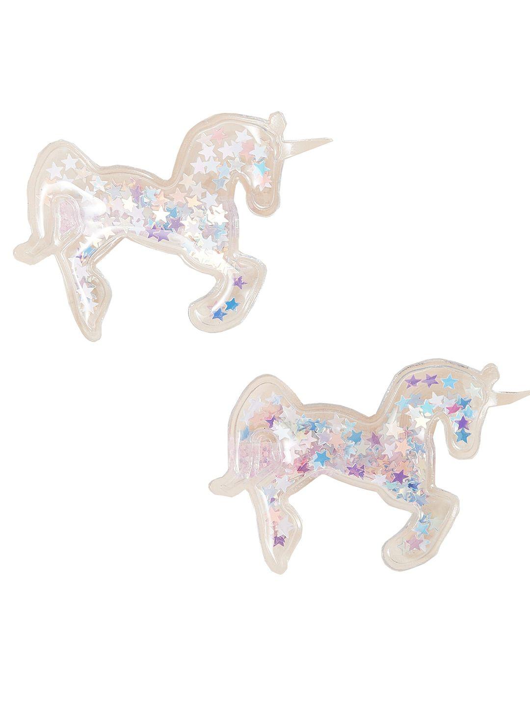 accessorize girls set of 2 tic tac hair clip