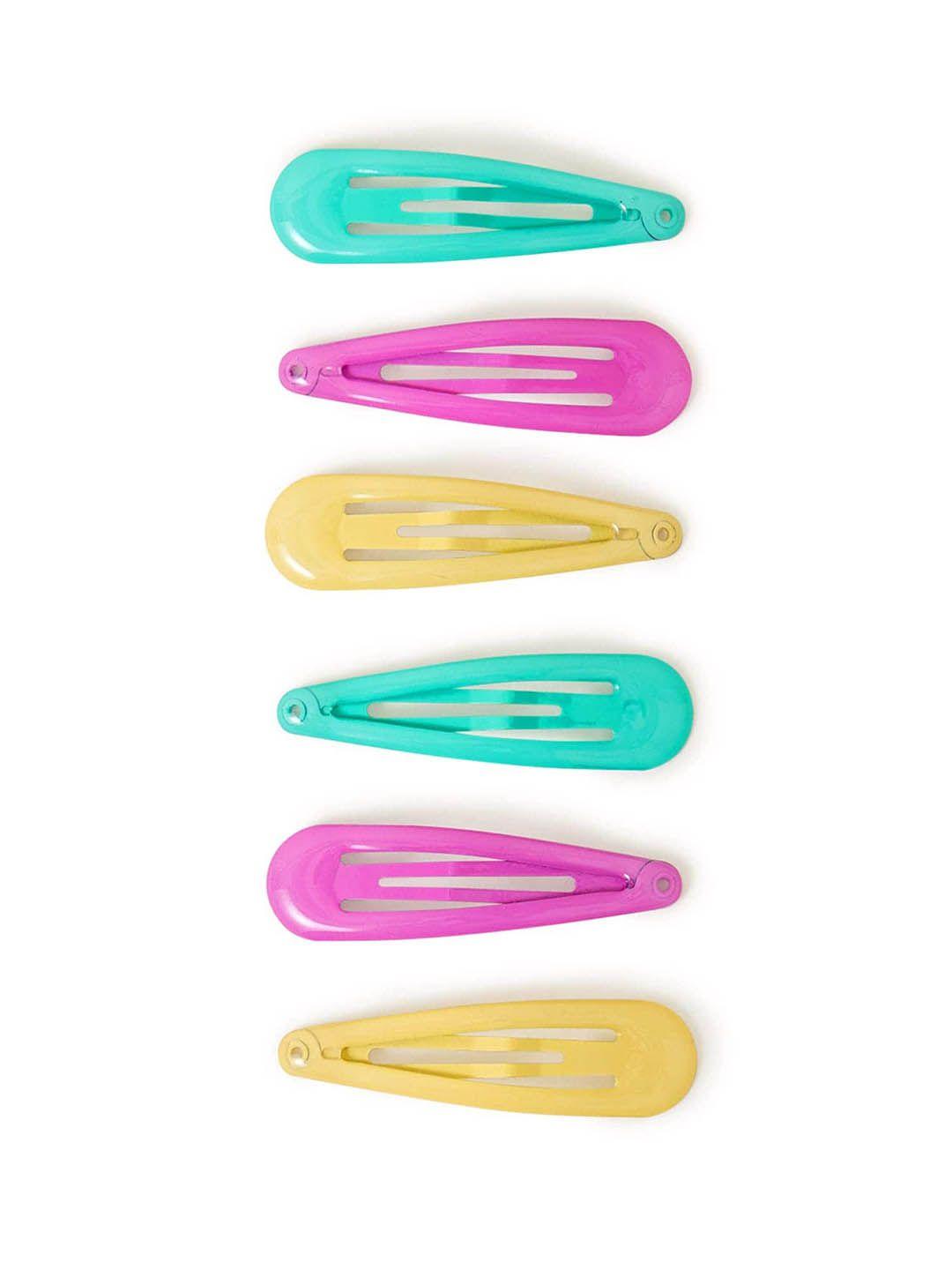 accessorize girls set of 6 tic tac hair clips