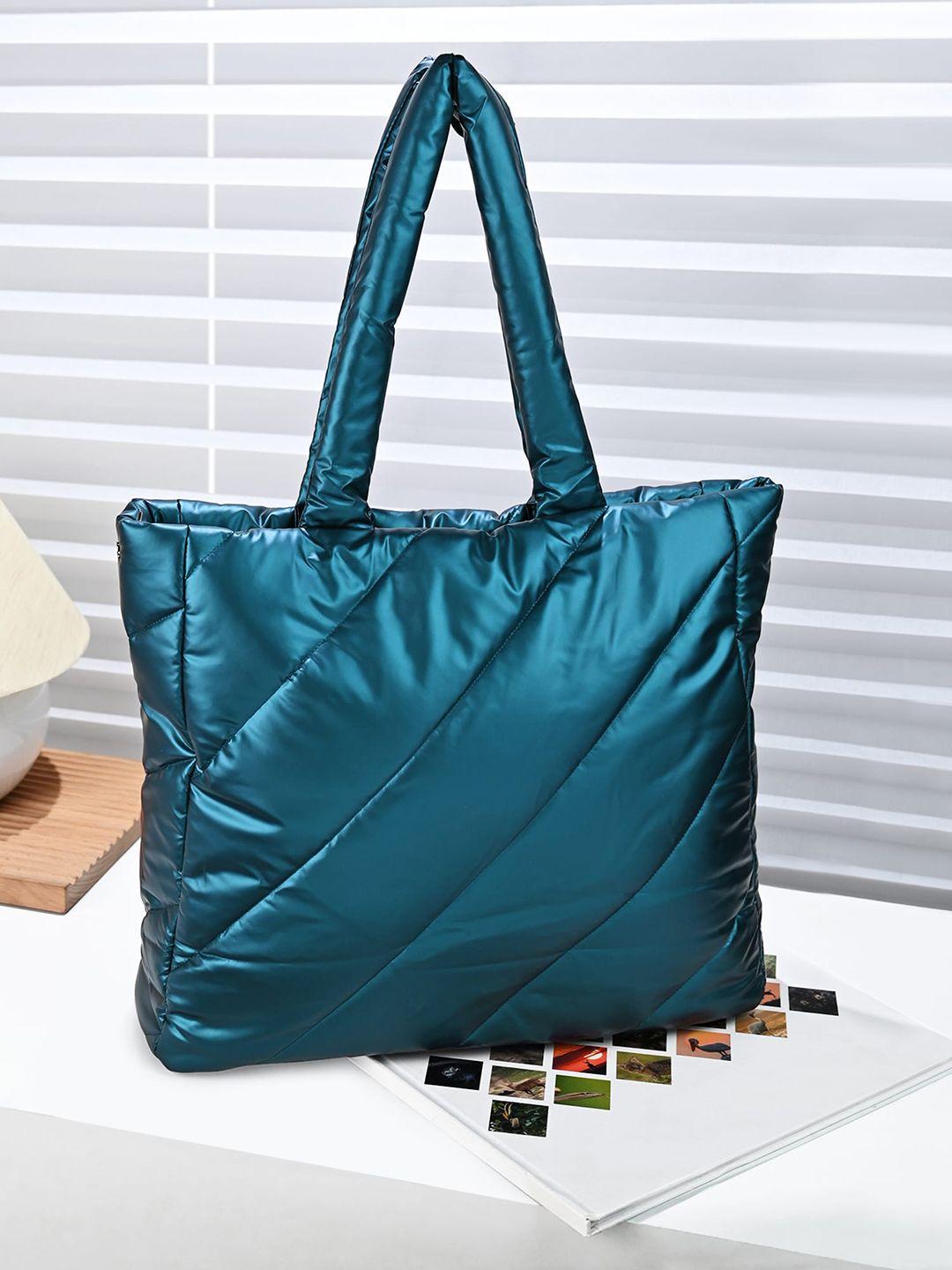 accessorize structured quilted tote bag
