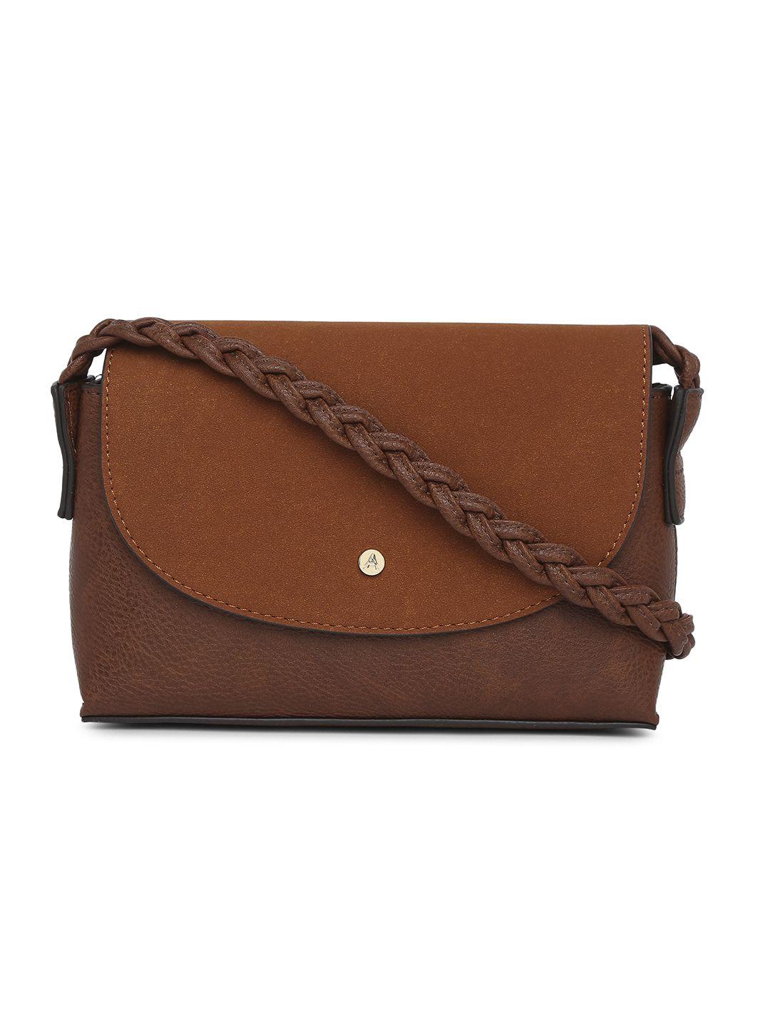 accessorize tan brown solid shopper shoulder bag