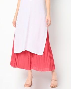 accordian pleat palazzos