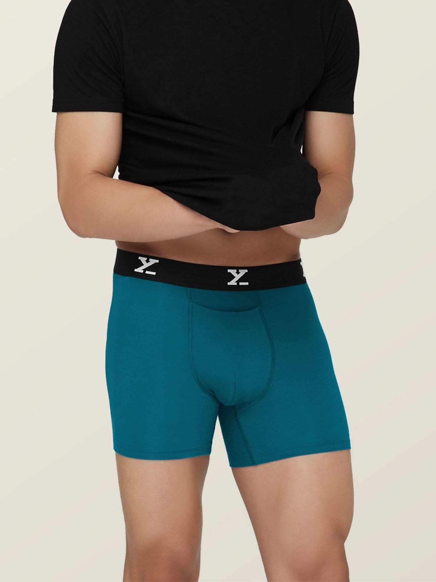 ace modal cotton ultra-soft & breathable boxer briefs for men green