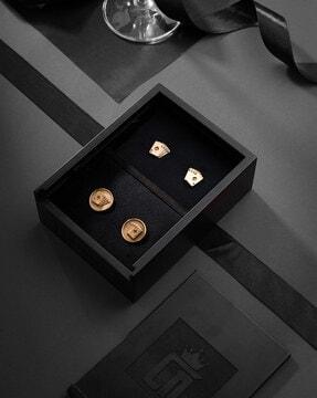 aces cufflinks & collar tips