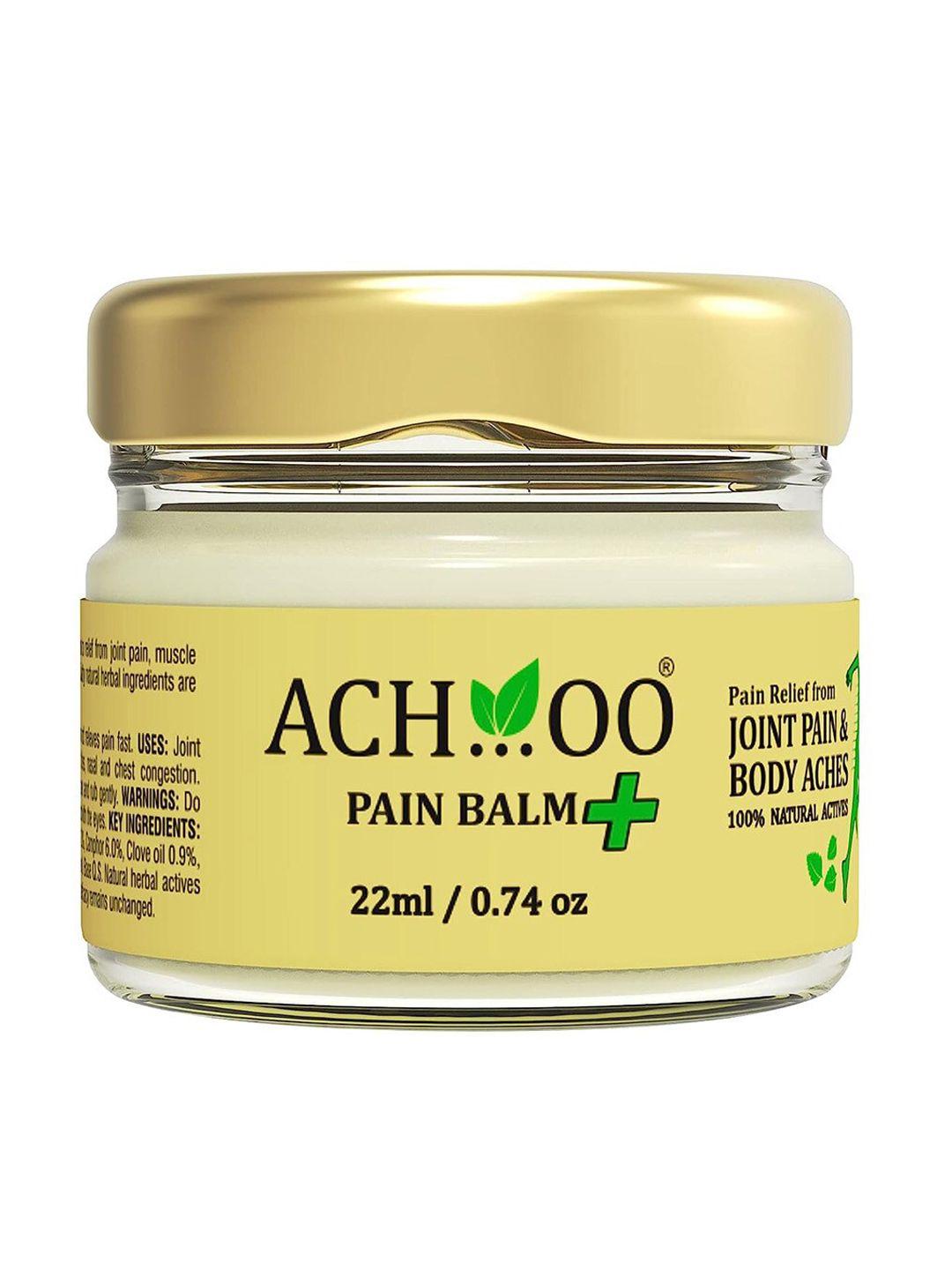 achoo pain balm+ for joint pain & body aches - 22ml