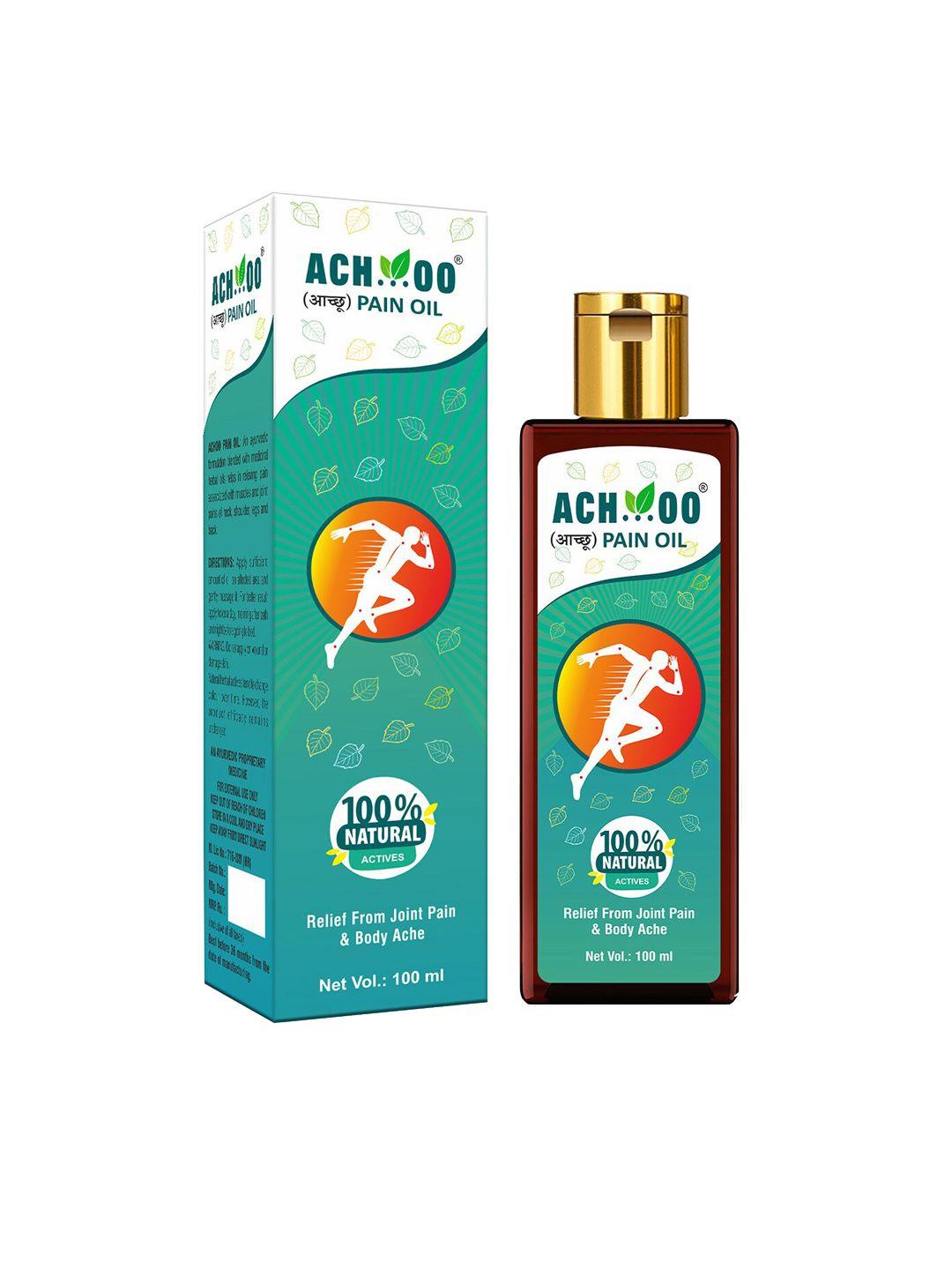 achoo pain oil to relief from joint pains & body ache - 100 ml