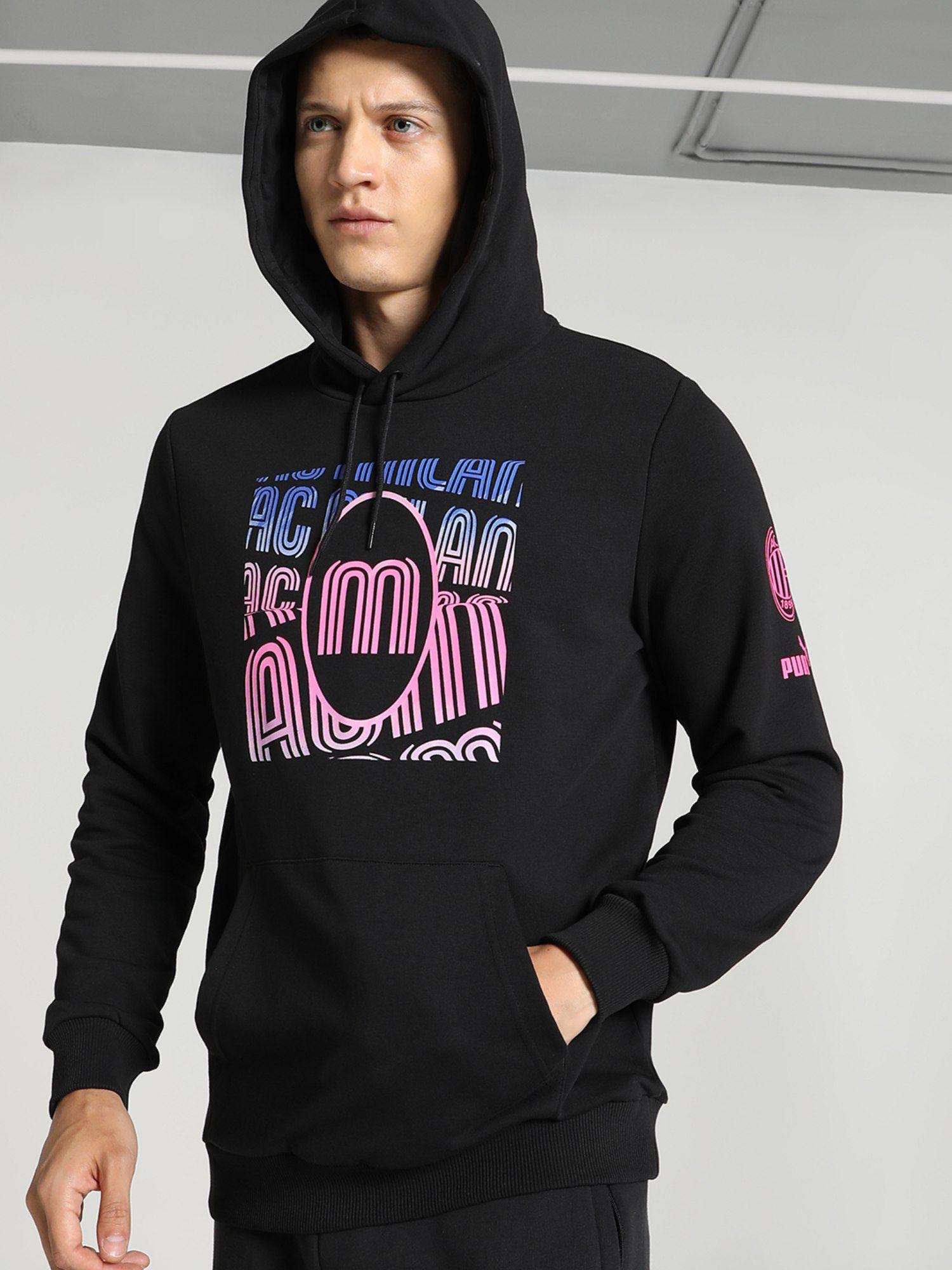 acm ftblcore graphic men black sweatshirt