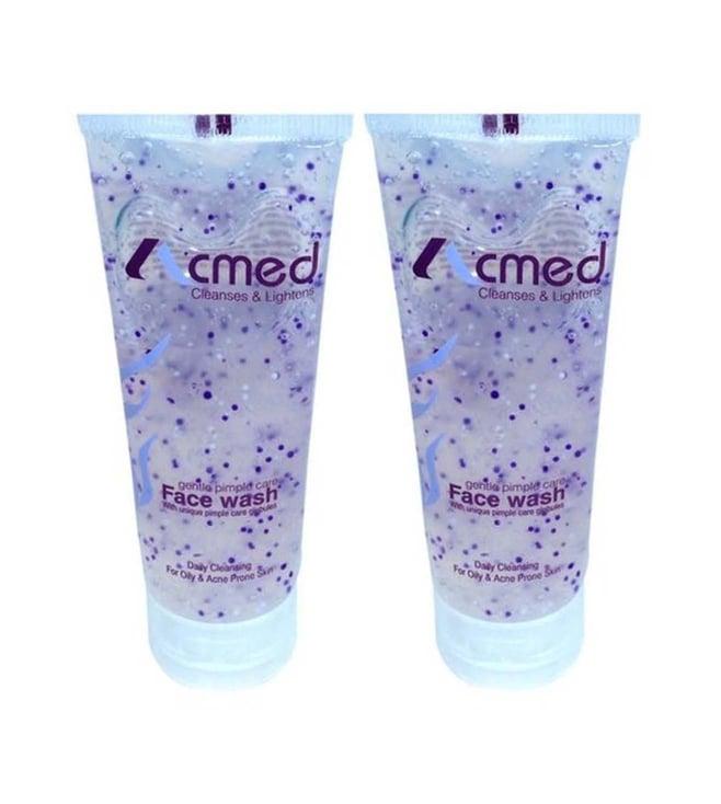 acmed pimple care for acne prone skin face wash (pack of 2)