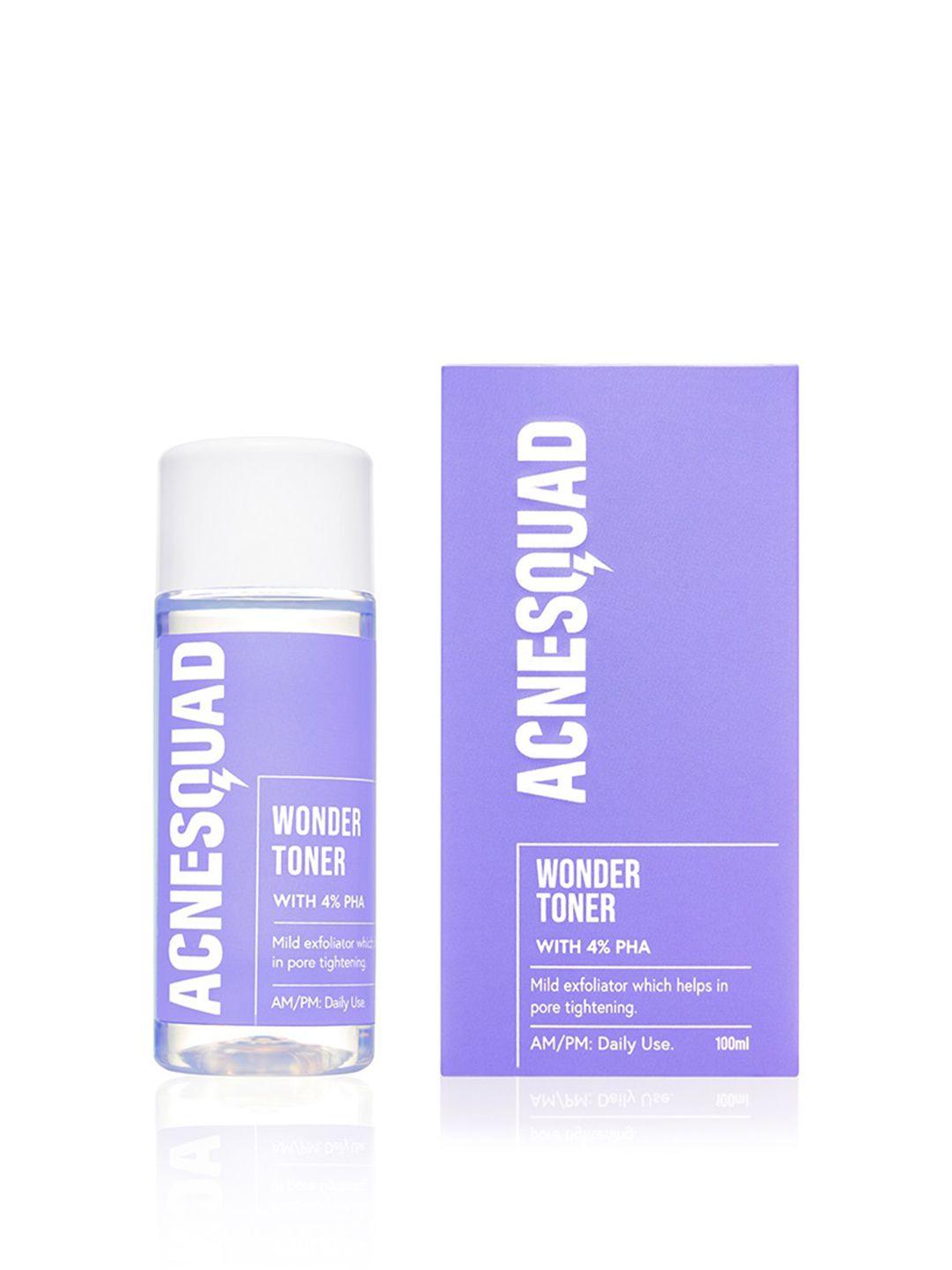 acne squad wonder toner with 4% pha - 100 ml