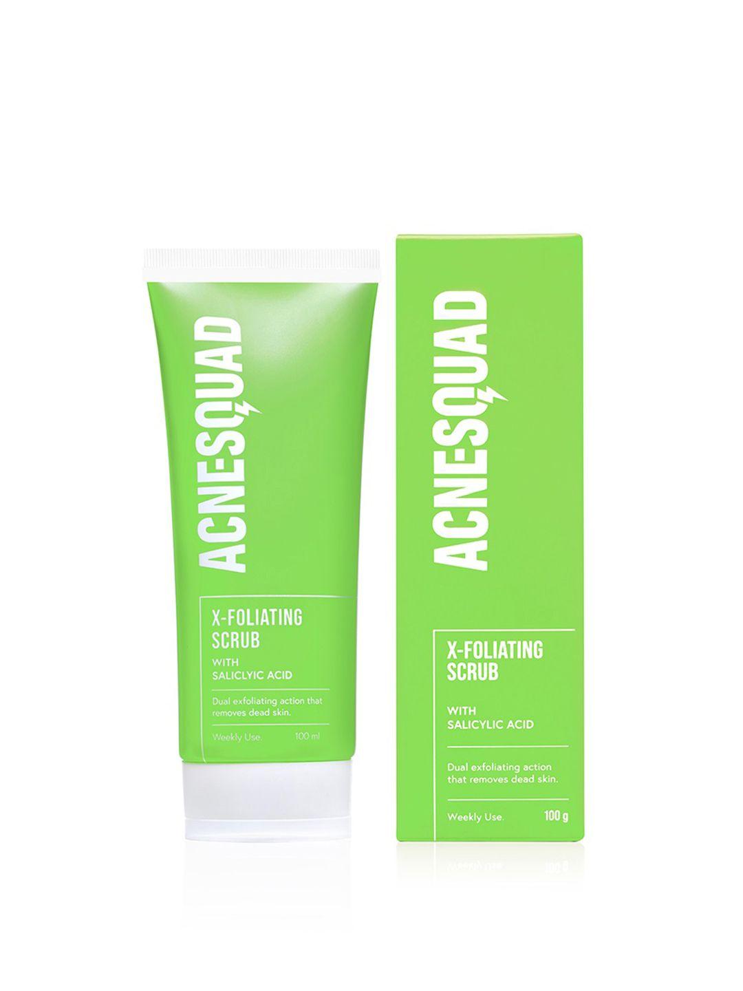 acne squad x-foliating scrub with salicylic acid - 100 ml