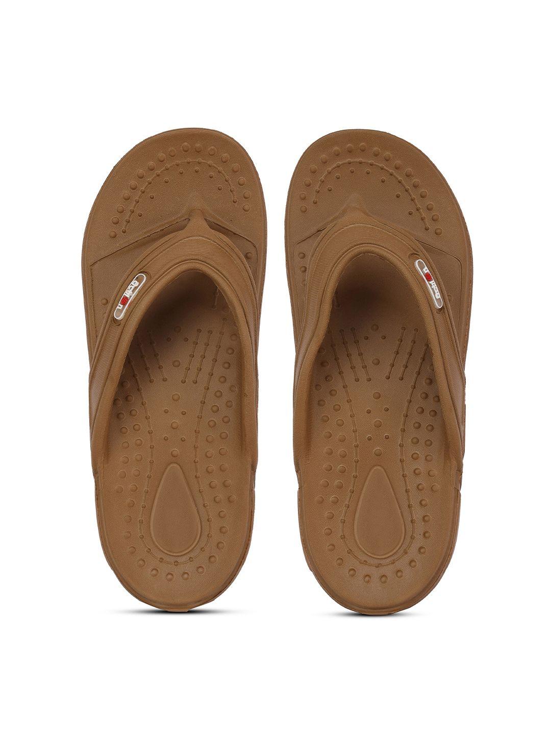 action eva flotter men brown rubber thong flip-flops