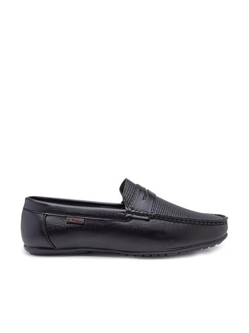 action men's black casual loafers