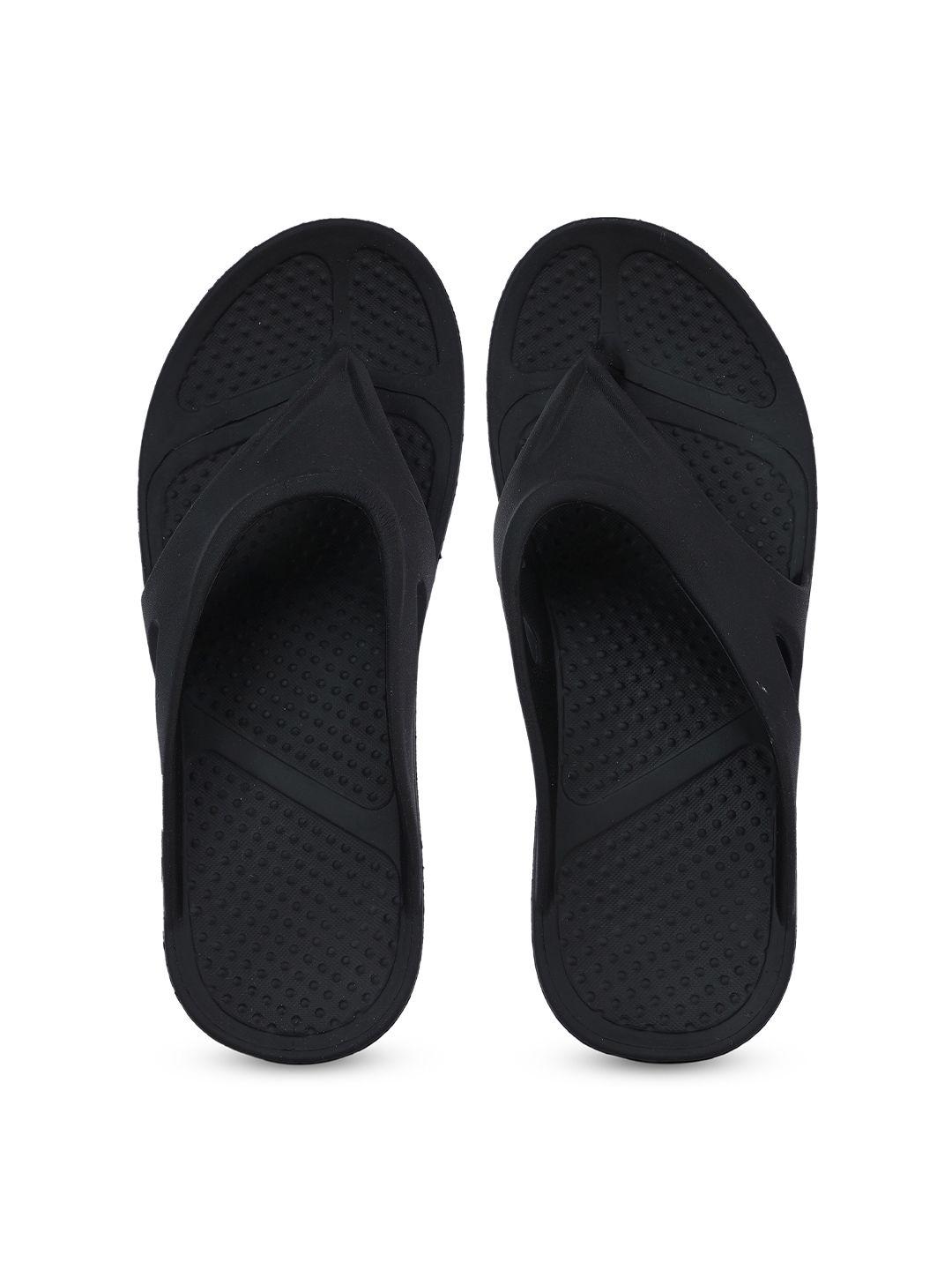 action women textured rubber thong flip-flops