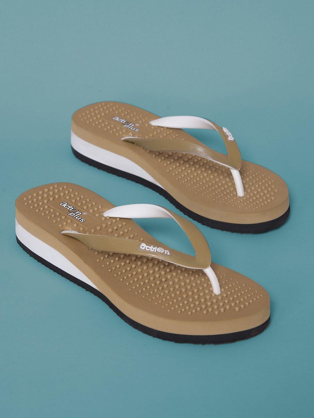 action women textured thong flip-flops