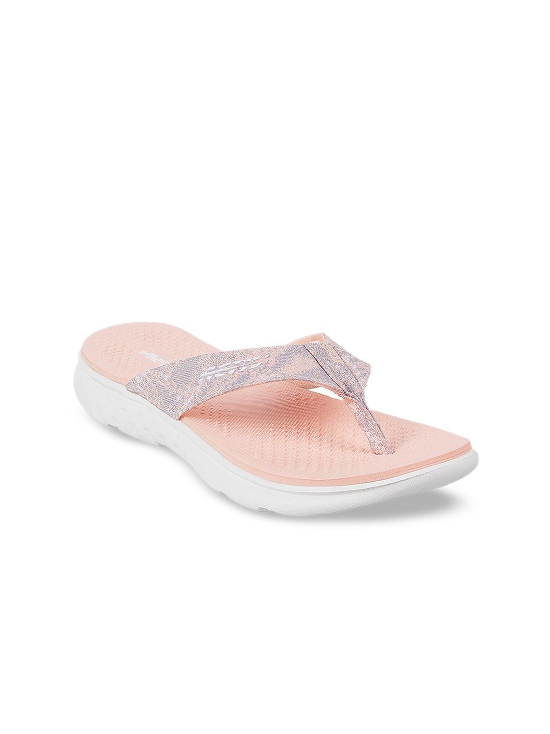 activ women peach printed room slippers