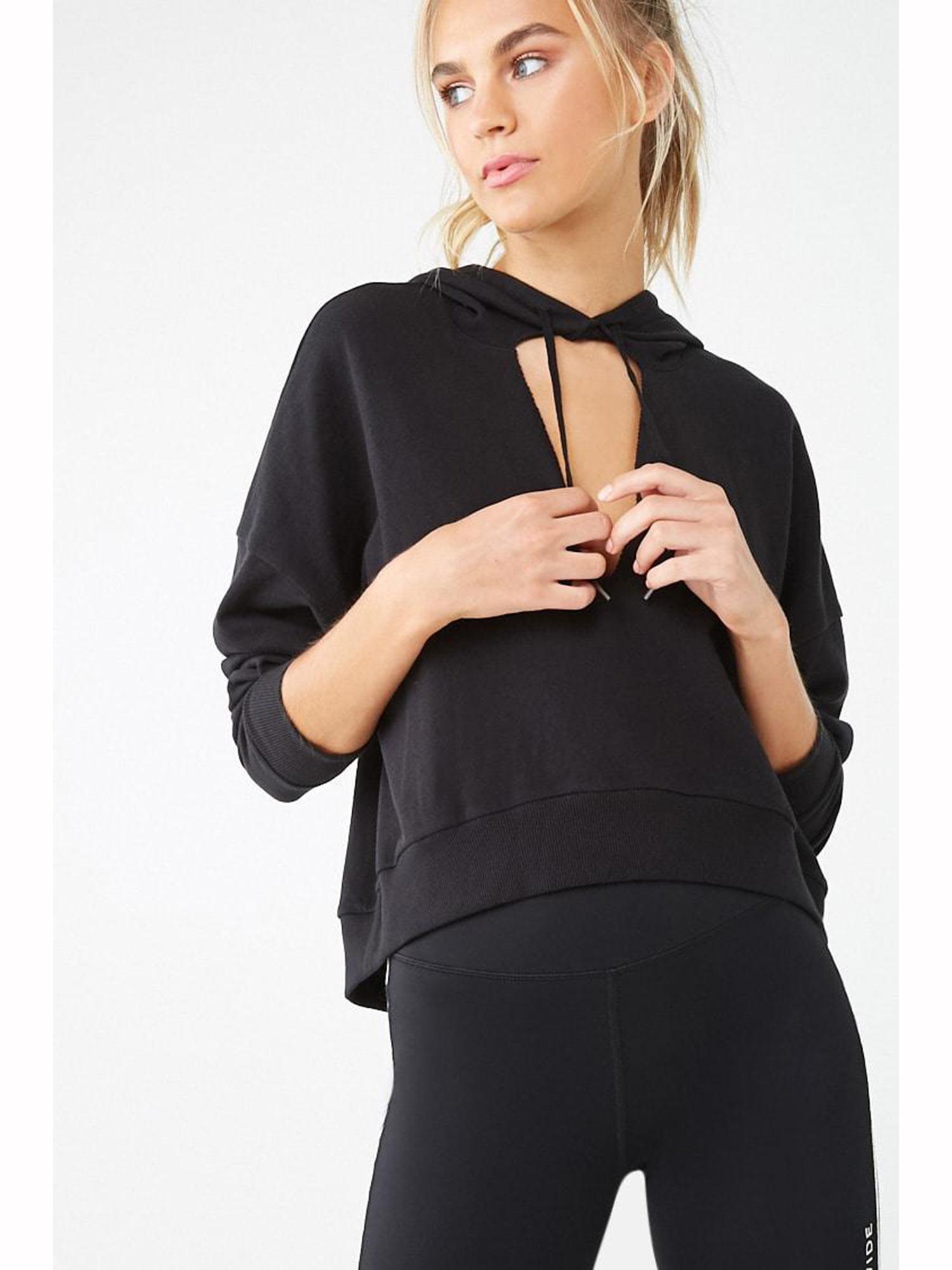 active cutout hoodie