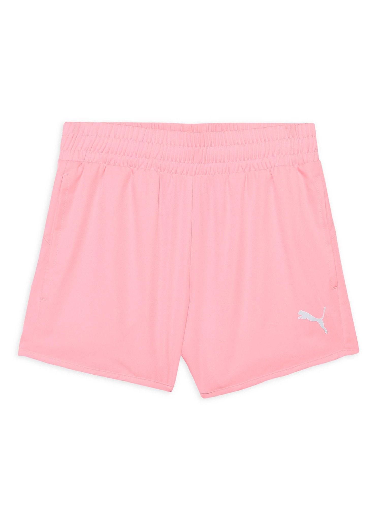 active girls pink woven shorts