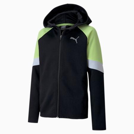 active sports full zip drycell kid's hoodie