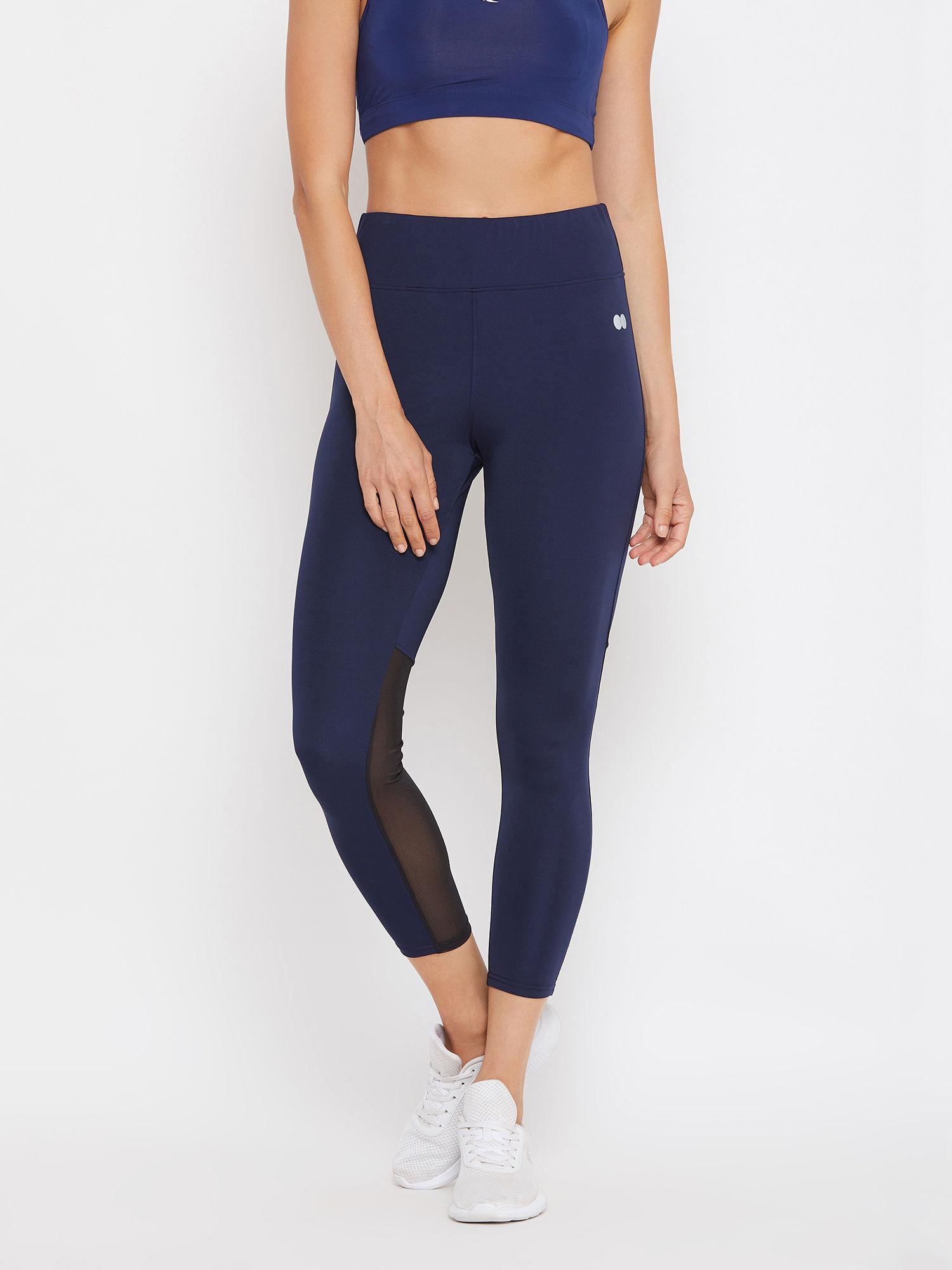 activewear ankle length tights in navy