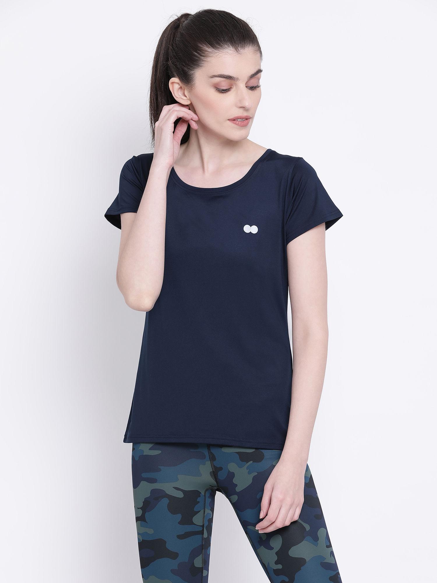 activewear short sleeve t-shirt - blue