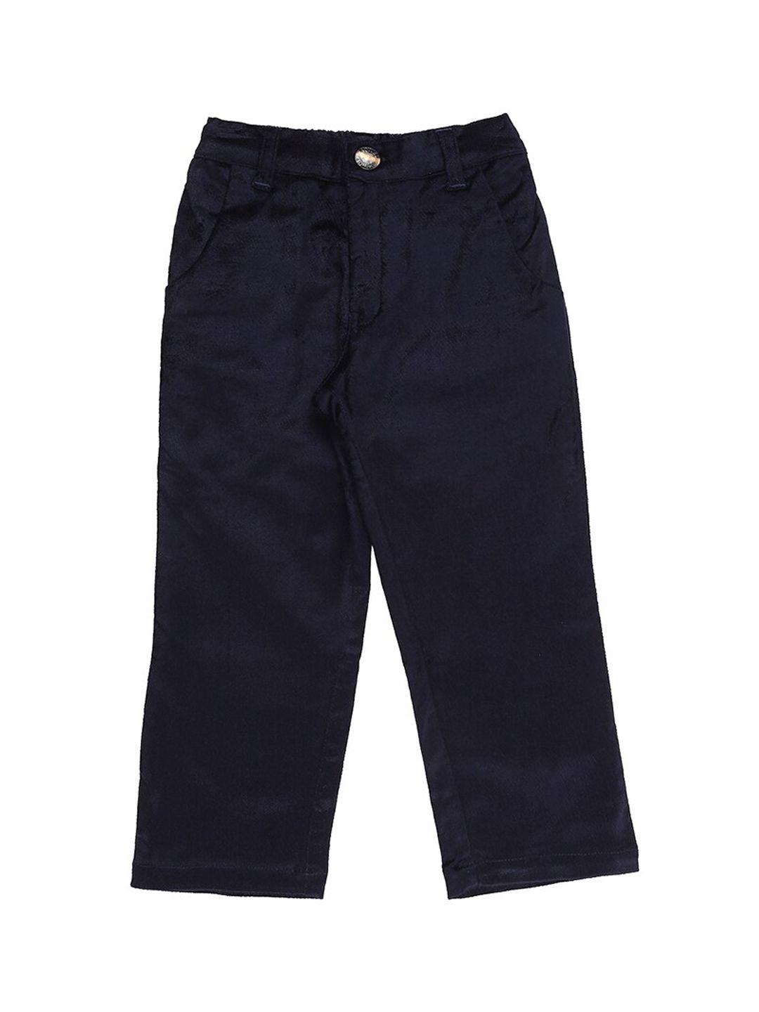 actuel boys navy blue partywear trouser