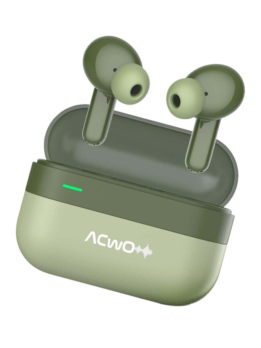 acwo dwots 424 true wireless earbuds 50 hrs playtime with quad mic enc & gaming mode